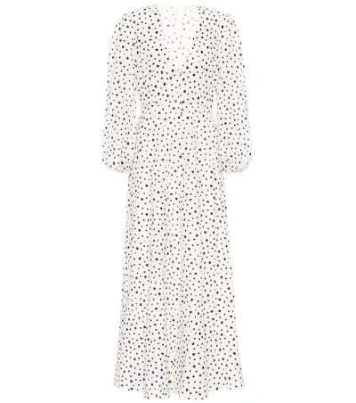 Shop Rixo London Blair Printed Cotton Dress In White