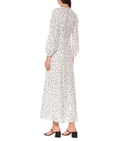 Shop Rixo London Blair Printed Cotton Dress In White