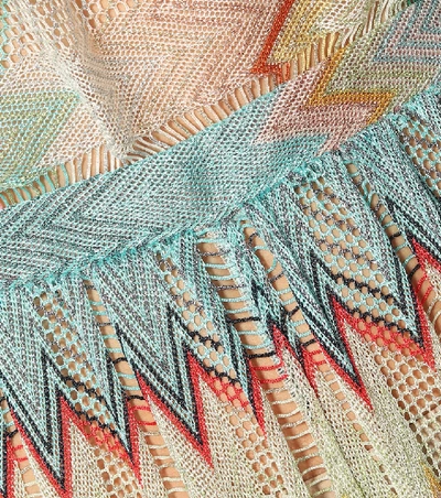 Shop Missoni Knit Jumpsuit In Multicoloured