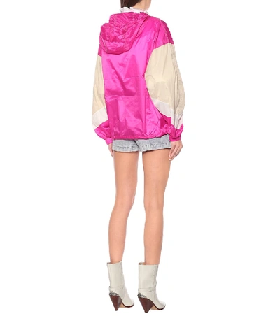 Shop Isabel Marant Étoile Kizzy Rain Jacket In Pink