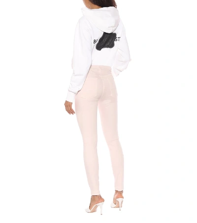 Shop 7 For All Mankind The Skinny Mid-rise Jeans In Pink
