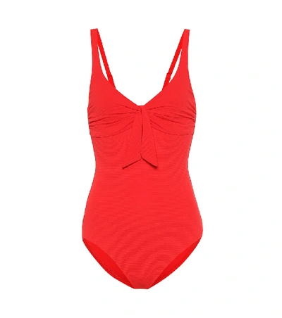 Shop Melissa Odabash Lisbon Swimsuit In Red