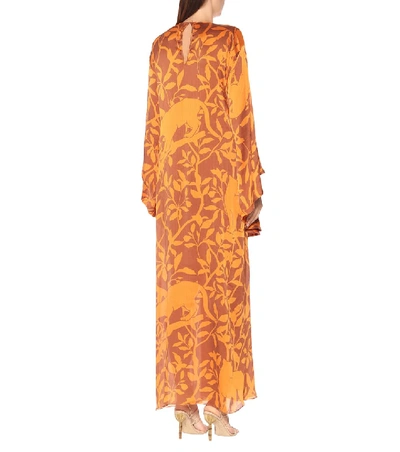 Shop Johanna Ortiz Perpetual Existence Maxi Dress In Orange