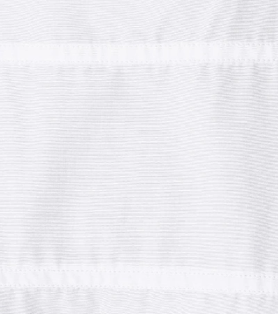Shop Chloé Puff-shoulder Cotton Blouse In White