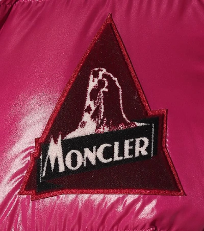 Shop Moncler Wilson Puffer Jacket In Pink