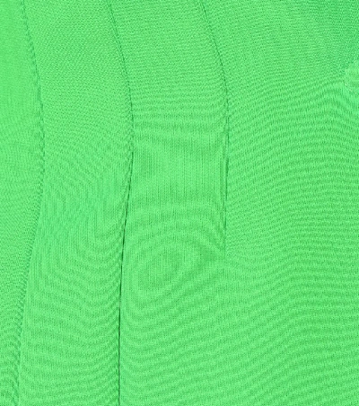 Shop Kwaidan Editions Jersey-mousseline Blazer In Green