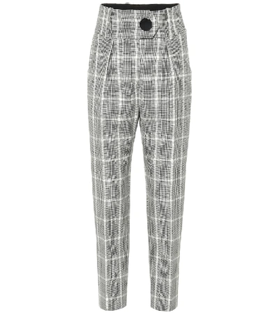 Shop Petar Petrov Hayden Wool Ankle Pants In Grey