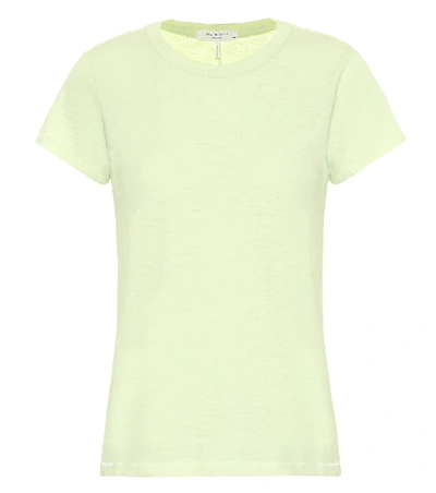 Shop Rag & Bone The Tee Cotton T-shirt In Green