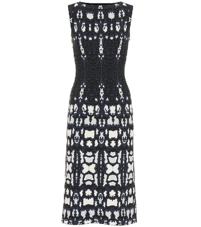 Shop Alaïa Stretch-knit Dress In Black