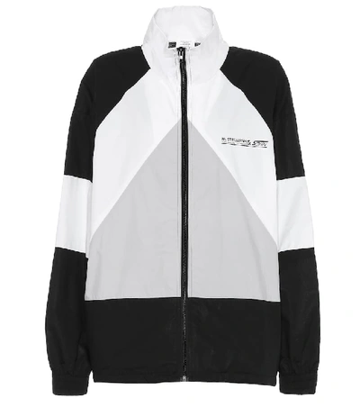 Shop Vetements Cotton Track Jacket In Grey