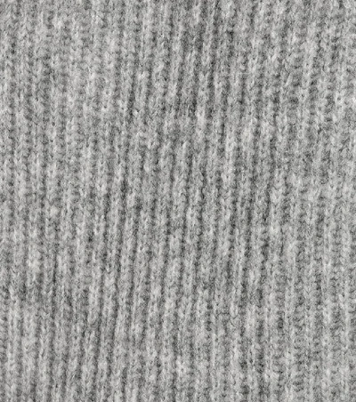 Shop Helmut Lang Ghost Wool-blend Sweater In Grey