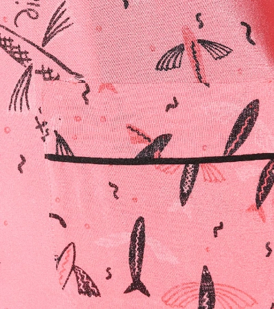 Shop Valentino Silk Shirt In Pink