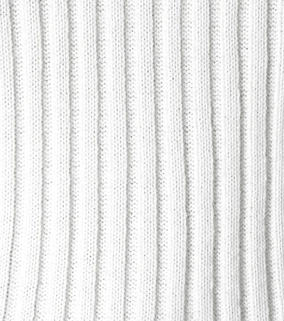 Shop Y/project Ribbed-knit Wool-blend Sweater In White