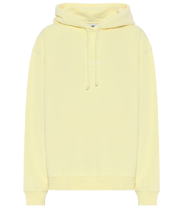 acne studios yellow hoodie