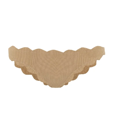 Shop Marysia Antibes Bikini Bottoms In Beige