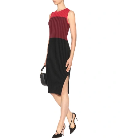 Shop Altuzarra Mariana Knitted Dress In Purple