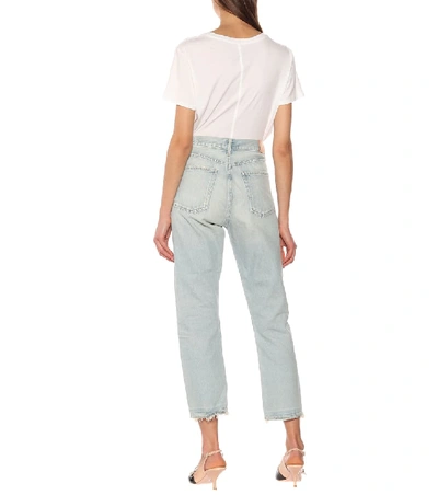 Shop Citizens Of Humanity Charlotte High-rise Straight Jeans In Blue