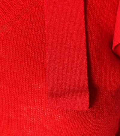 Shop Valentino Cashmere And Wool Sweater In Red