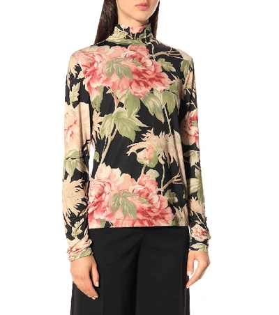 Shop Zimmermann Espionage Floral Top In Black