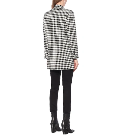 Shop Ami Alexandre Mattiussi Gingham Blazer In Black