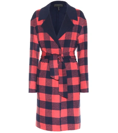 Shop Rag & Bone Sven Reversible Wool-blend Coat In Blue