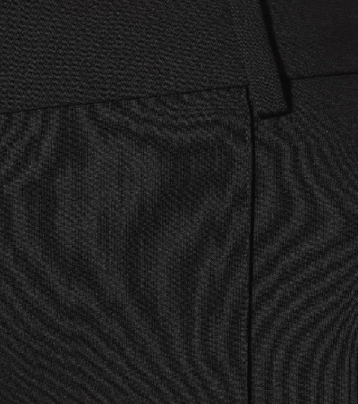 Shop Valentino Vltn Wool-blend Skinn Pants In Black