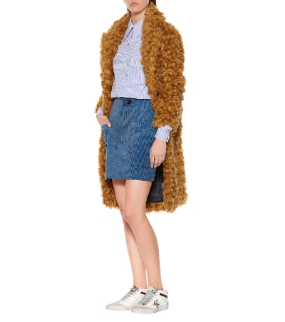 Shop Baum Und Pferdgarten Dary Faux Fur Coat In Brown