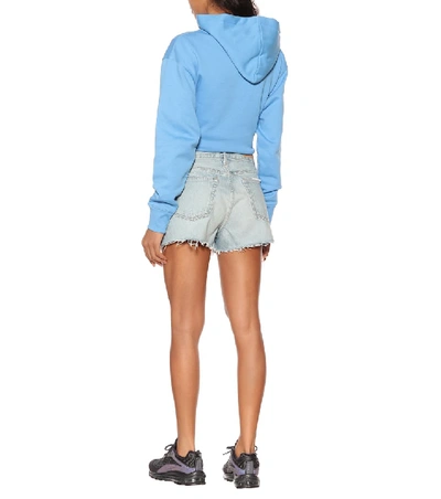 Shop Grlfrnd Kaia Denim Shorts In Blue