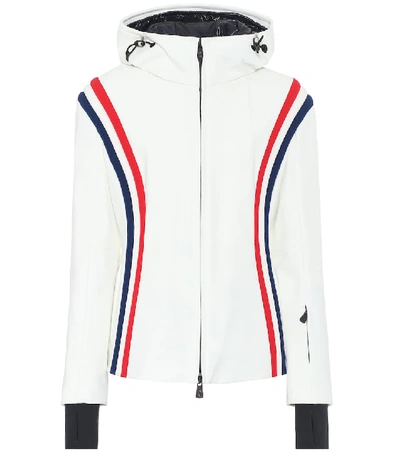 Shop Moncler Brenva Ski Jacket In White