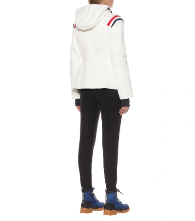 Shop Moncler Brenva Ski Jacket In White