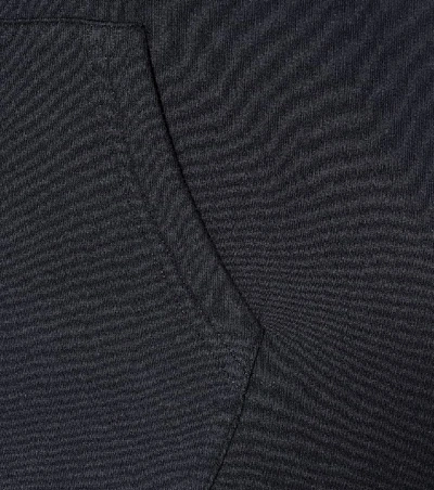 Shop Ben Taverniti Unravel Project Cotton Jersey Hoodie In Black