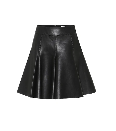 Shop Dorothee Schumacher Second Skin Faux-leather Miniskirt In Black