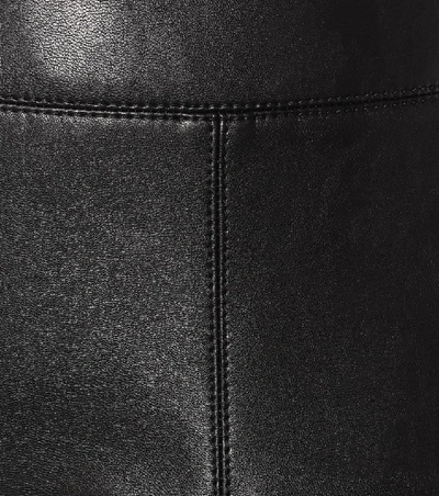 Shop Dorothee Schumacher Second Skin Faux-leather Miniskirt In Black