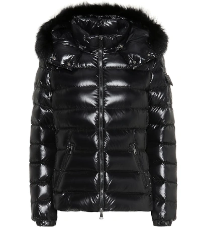 Shop Moncler Badyfur Down Jacket In Black