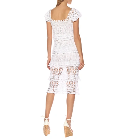 Shop Anna Kosturova Cotillion Crochet Maxi Dress In White
