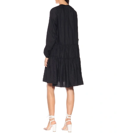 Shop N°21 Cotton-blend Dress In Black