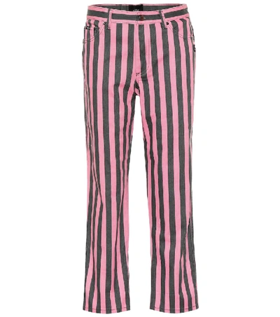 Shop Marc Jacobs St. Mark's Mid-rise Straight Jeans In Pink