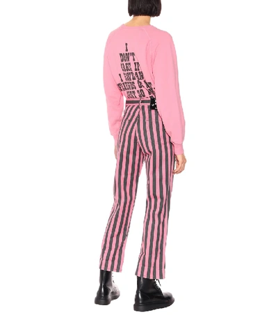 Shop Marc Jacobs St. Mark's Mid-rise Straight Jeans In Pink