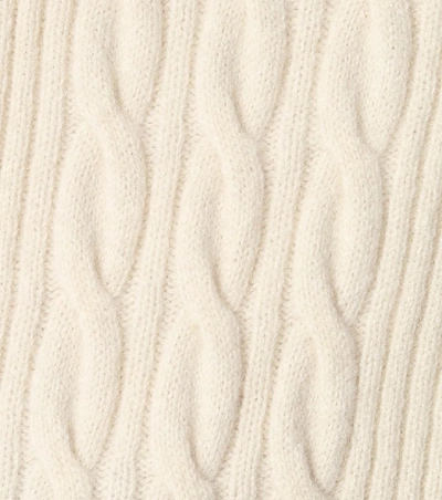Shop Apc Nico Wool And Cashmere Sweater In White