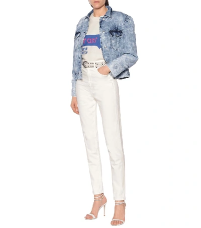 Shop Isabel Marant Étoile Iolinea Denim Jacket In Blue