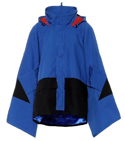 Shop Junya Watanabe Oversized Jacket In Blue