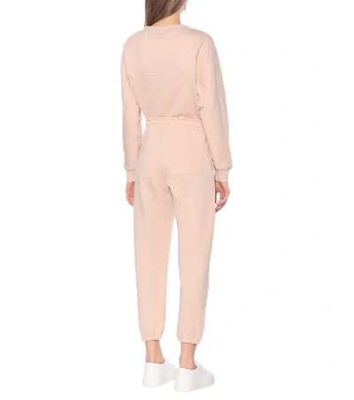 Shop Max Mara Leisure Lembi Cotton-blend Trackpants In Pink