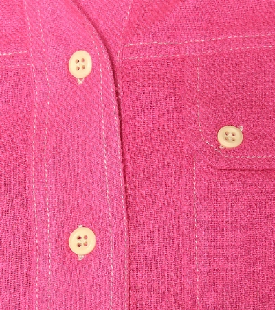 Shop Isabel Marant Tecoyo Silk Top In Pink