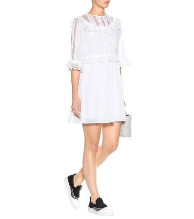 Shop Mcq By Alexander Mcqueen Cotton Dress In White