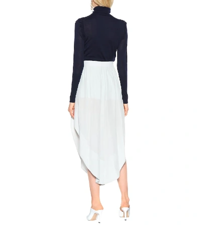 Shop Chloé Silk Culottes In Grey