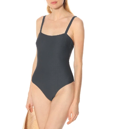 Shop Asceno One-piece Swimsuit In Green