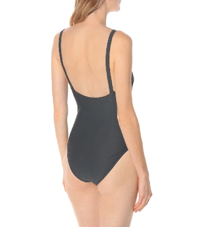 Shop Asceno One-piece Swimsuit In Green