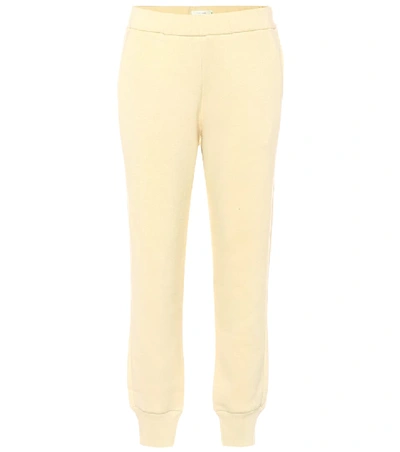 Shop The Row Angeles Cotton Trackpants In Neutrals