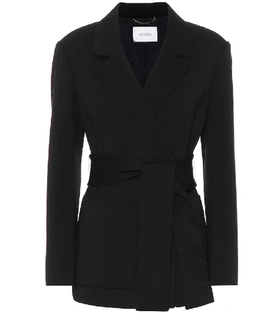 Shop Dorothee Schumacher Emotional Essence Jersey Blazer In Black
