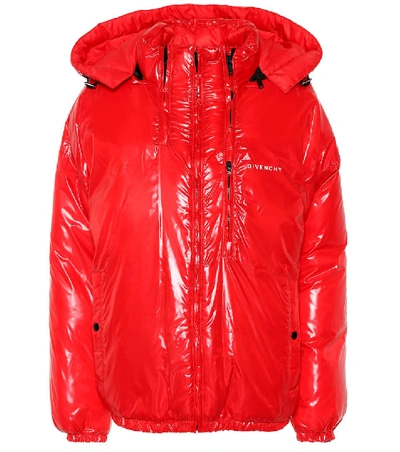 Shop Givenchy Puffer Jacket In Red